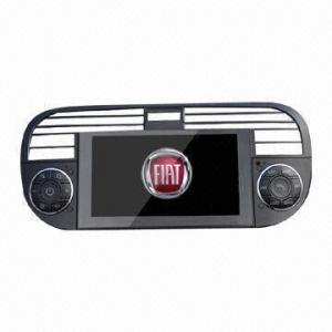 China FIAT 500 Car DVD Player with GPS Navigation + Can Bus, 800 x 480-pixel Resolution, 3.8kg Weight wholesale