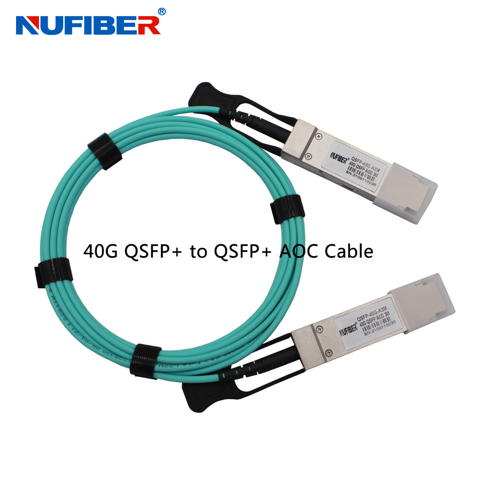 China AOC 40G QSFP 20M QDR HP Fiber Cables Compatible Juniper Mellanox ARISTA wholesale