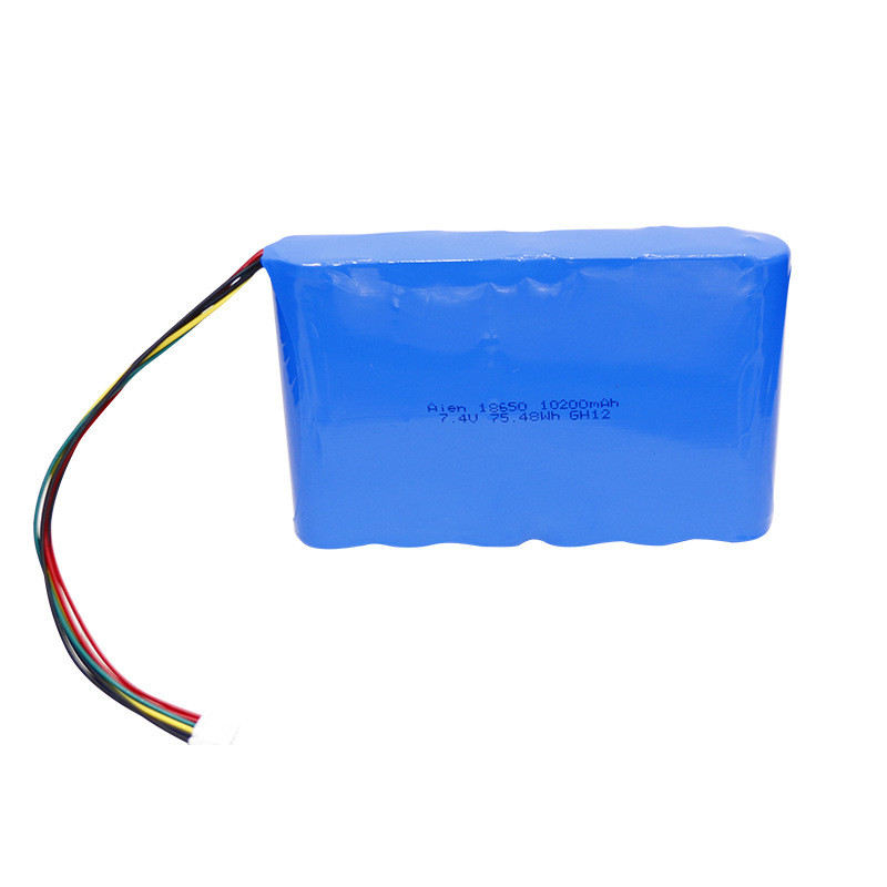 China Over Charge Protection 7.4V 10200mAh 18650 Battery Pack wholesale