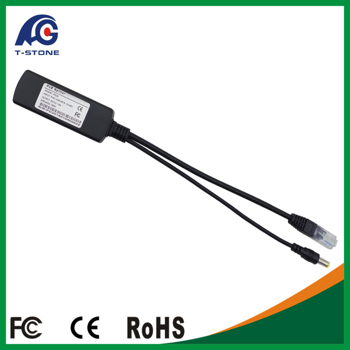 China 2015 factory directly sell 10W with good quality Gigabit poe splitter 5v wholesale