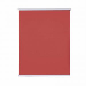China Fireproof Motorized Electric Roller Curtains 120cm Red Manual Roller Blind wholesale