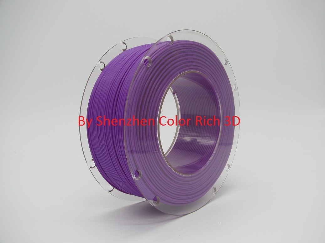 China Purple Color 1.75mm 3mm PLA ABS 3D Printing Filament for 3D Printer and Print Pen wholesale