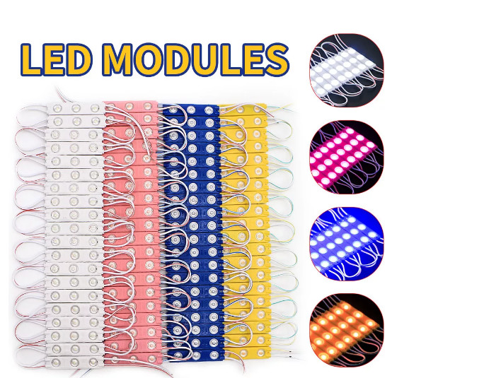 China 12V 24V LED Light Modules 1.5w Mini SMD 5730 2835 5050 Injection LED Module String wholesale