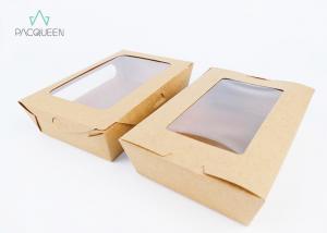China Multiple Sizes Carry Out Food Containers With Large Cover Clear Window For Food wholesale