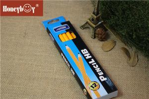 China personalized custom logo hb yellow pencil hb wooden pencil yellow wholesale