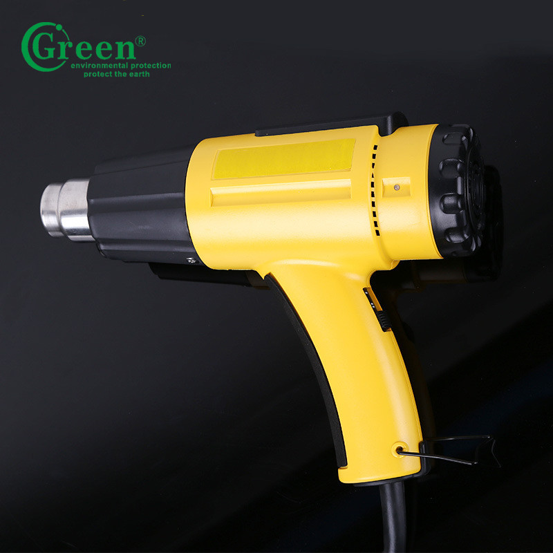China Green 1910 Hot Air Heat Gun Temperature Adjustable With Three Grades 220V 1800w wholesale