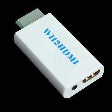 China Nintendo's Wii to HDMI® Converter for Transfer Game into HDMI® 480P, 34 x 73 x 14mm Sized wholesale