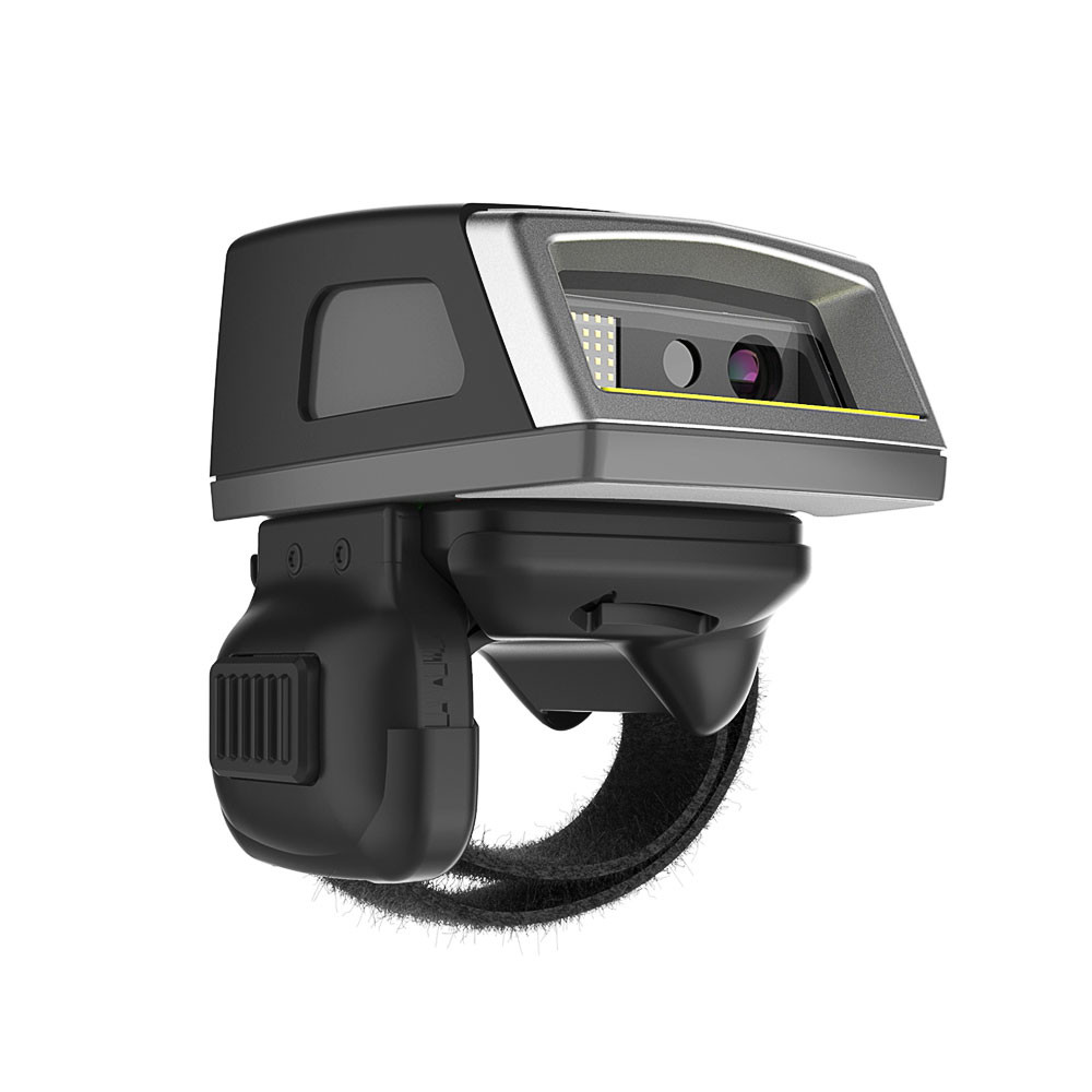 China Ring Barcode Scanner Wearable 2D 32bit QR Barcode Reader wholesale