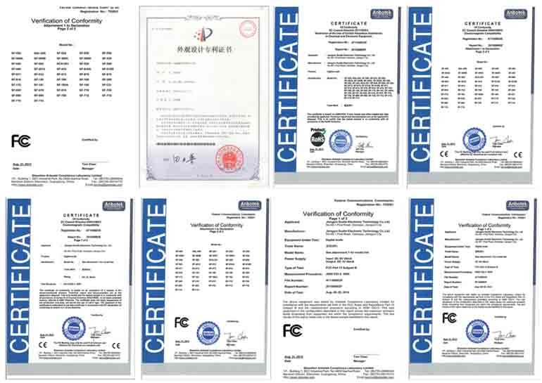 Atrontec Electronic Tech Co.,Ltd Certifications