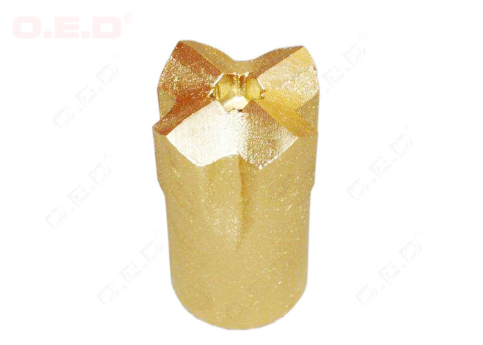 China Tapered Small Rock Drill Bits 28mm Drill Bit Spherical / Parabolic Shaped wholesale
