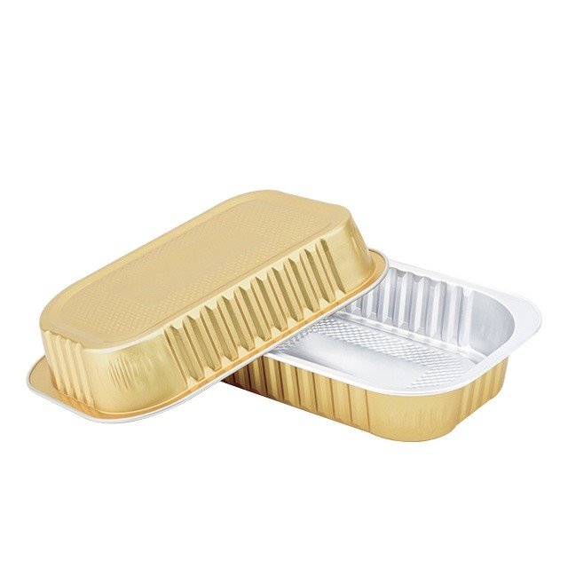 China 320ml Sealable Oval Food Trays Restaurant Stroage Aluminum Foil Container wholesale