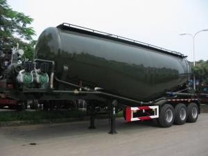 China 37000L Aluminum Powder Tanker Semi-Trailer with 3 axles for 34Tons Cement Powder   9373GFLAL wholesale