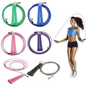 China Fitness Equipment Adjustable Jump Rope , Weighted Jump Rope For Women wholesale