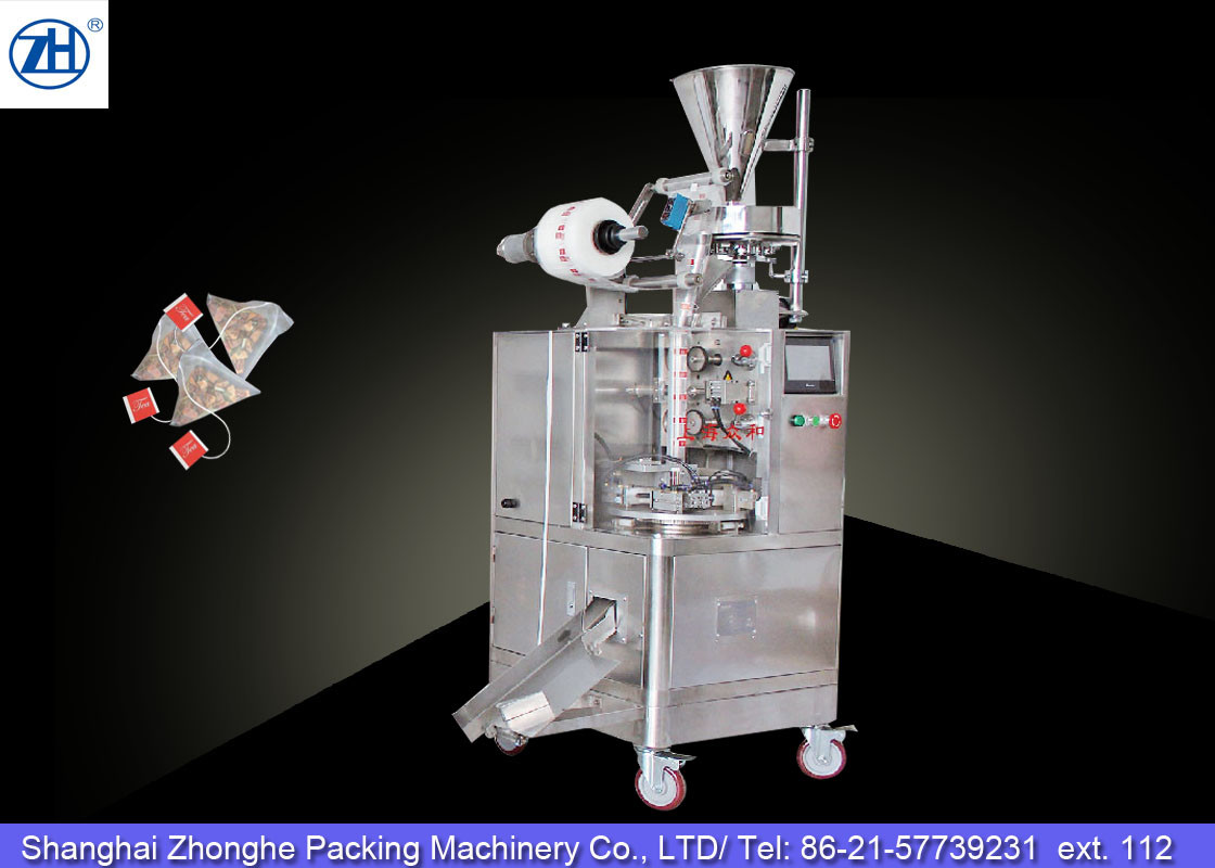 China Small Automatic Tea Bag Packaging Machine 1.1 Kw 380v For Triangle Shaped Tea Bags wholesale