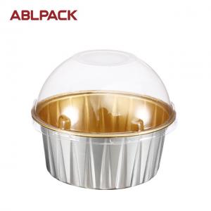 China Disposable Aluminium Foil Food Containers Aluminum Foil Pudding Cup wholesale