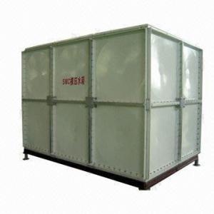 China Corrosion-resistant FRP SMC Water Tank with Integral Strength and Nice Adaptability wholesale