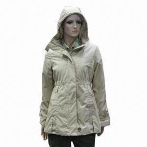 China Fashionable Ladies' Coat/ Winter/Down Jacket with Fixed Hood, Keeps Warm, Casual Wear  wholesale