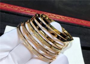 China Unisex Cartier Love Bracelet Customization Available diamond jewelry factory wholesale