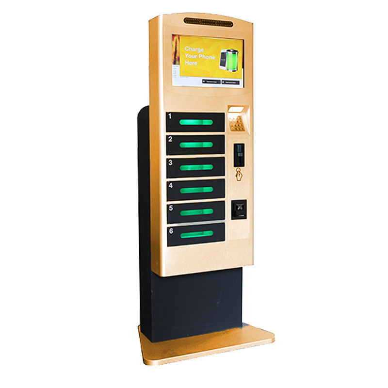 China LCD Screen Cell Phone Charging Station Locker Indoor Use with Remote Platform Advertising Function wholesale