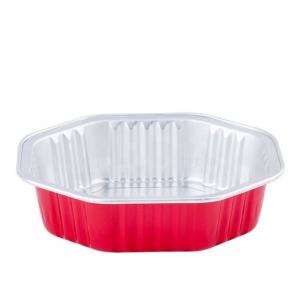China 100ML Baking Tools for Household Kitchens Aluminum Foil Box Salad Food Pack Take-out food Containers with Lids wholesale