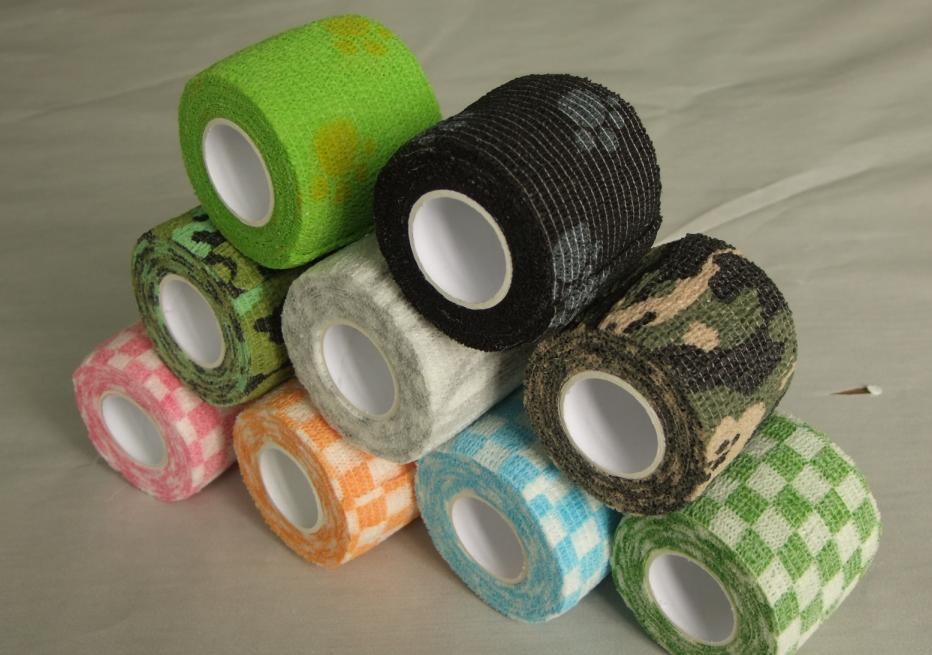 China Printed Self - adherent Elastic Bandage / Cohesive Flexible Bandage wholesale