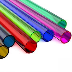 China 4mm 5mm 6 mm Customized Any Size Color Clear Plastic Acrylic Tube Pipes wholesale