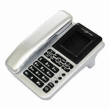 China Caller ID Phone, Record 62 Incoming Calls, with 24 Rings and Hold on Music Function wholesale