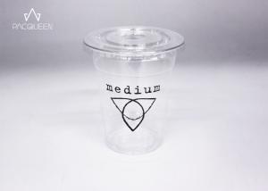 China Leak Proof Cold Drink Disposable Cups Personalized Logo Printing wholesale