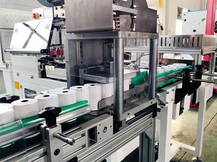 China ATM Thermal Paper Slitting Rewinding Machine 100Nm PLC Control wholesale