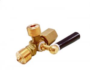Buy cheap DIN Standard Brass 3 Way Gauge Cock Valve With Brass Nut from wholesalers