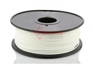 China White 3MM 3D Printer ABS Filament / High Strength Plastic Filament wholesale