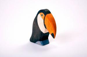 China Crack Resistant Handmade Wooden Animals Wood Bird Figurine Art Statue wholesale