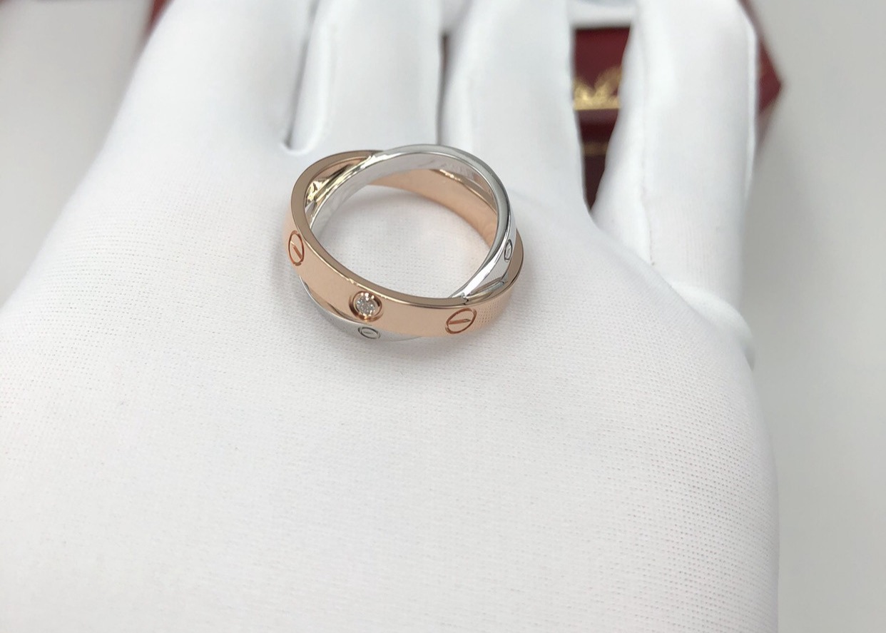 China Stylish B4094600 0.19 Carat Real Diamond Engagement Rings For Women wholesale