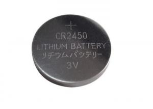 China Non Rechargeable Lithium Button Cell 600mAh CR2450 3V Low Internal Resistance wholesale