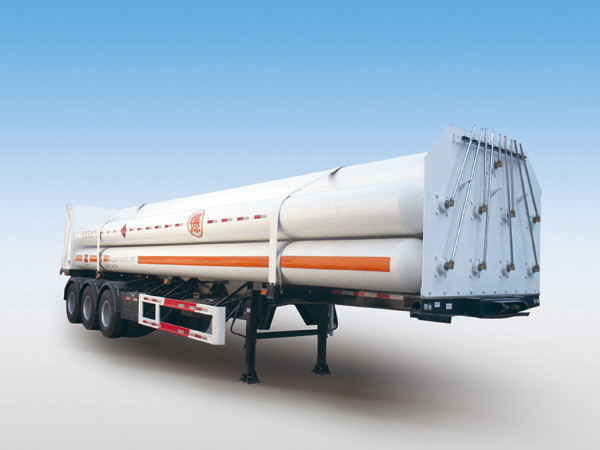 China LH2 Tube Skid semi-trailers with 10 tubes and 3 axles for 22000L CNG	 9223GGQ10 wholesale