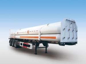China LH2 Tube Skid semi-trailers with with 9 tubes and 3 axles for 21000L CNG	   9213GGQ09 wholesale