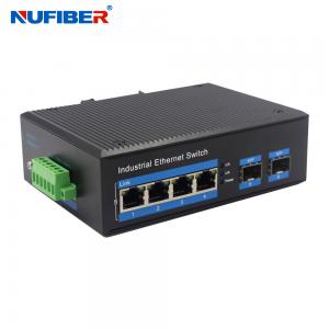 China IP40 Din Rail Unmanaged Industrial Switch SFP Slot Media Converter wholesale