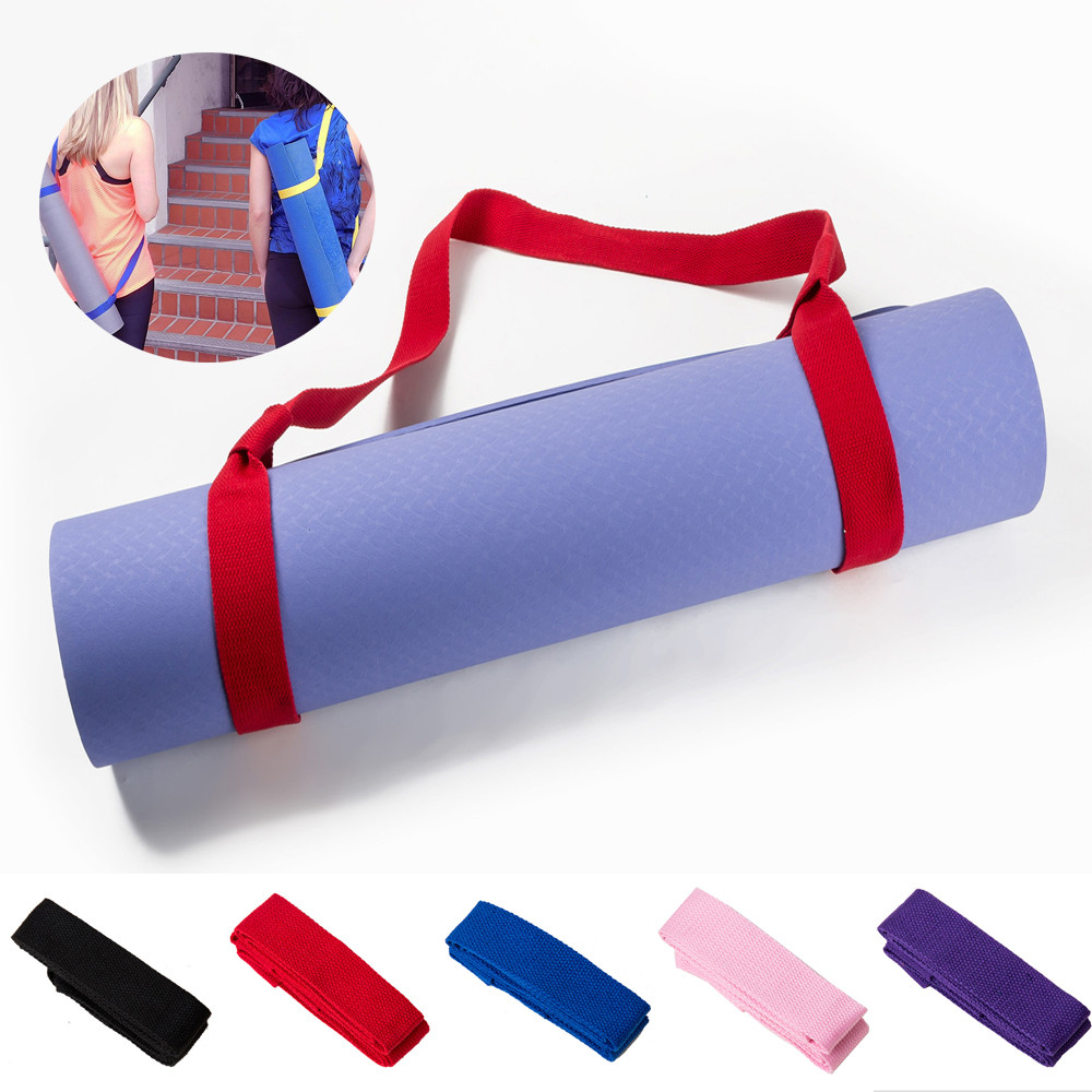 China Multi function Yoga Props Adjustable Elastic Sports Yoga Mat Carrying Strap wholesale