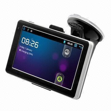 China Cyber Android 2.3 OS Wi-Fi GPS Navigator with 5-inch Touchscreen, 1.2GHz CPU, 8GB Memory wholesale