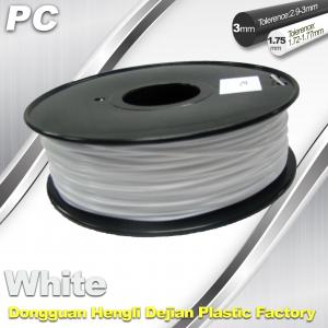 China PC Filament 1.75mm and 3mm For 3D Printer Filament High Temperature Resistant wholesale