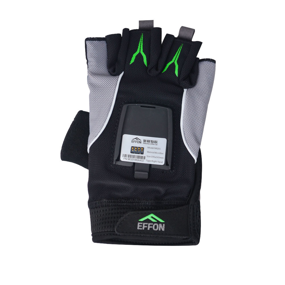 China Warehouse Finger Wearable 2D Ring Glove Barcode Scanner With Finger Trigger Glove wholesale