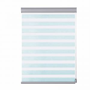 China 180g Zebra Blackout Roller Blinds Double Layer Roller Shades wholesale