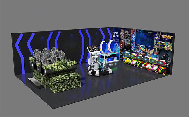 China 800 Square Meters 9D VR Cinema Theme Park Simulator wholesale