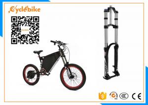 China 5000W Full Suspension Electric Assist Bike 72V , Stealth Bomber Electric Bike Bicycle For Snow / Beach wholesale