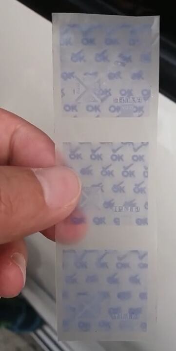 China OK3D PP material lenticular printing High resolution 3d dot printing label wholesale