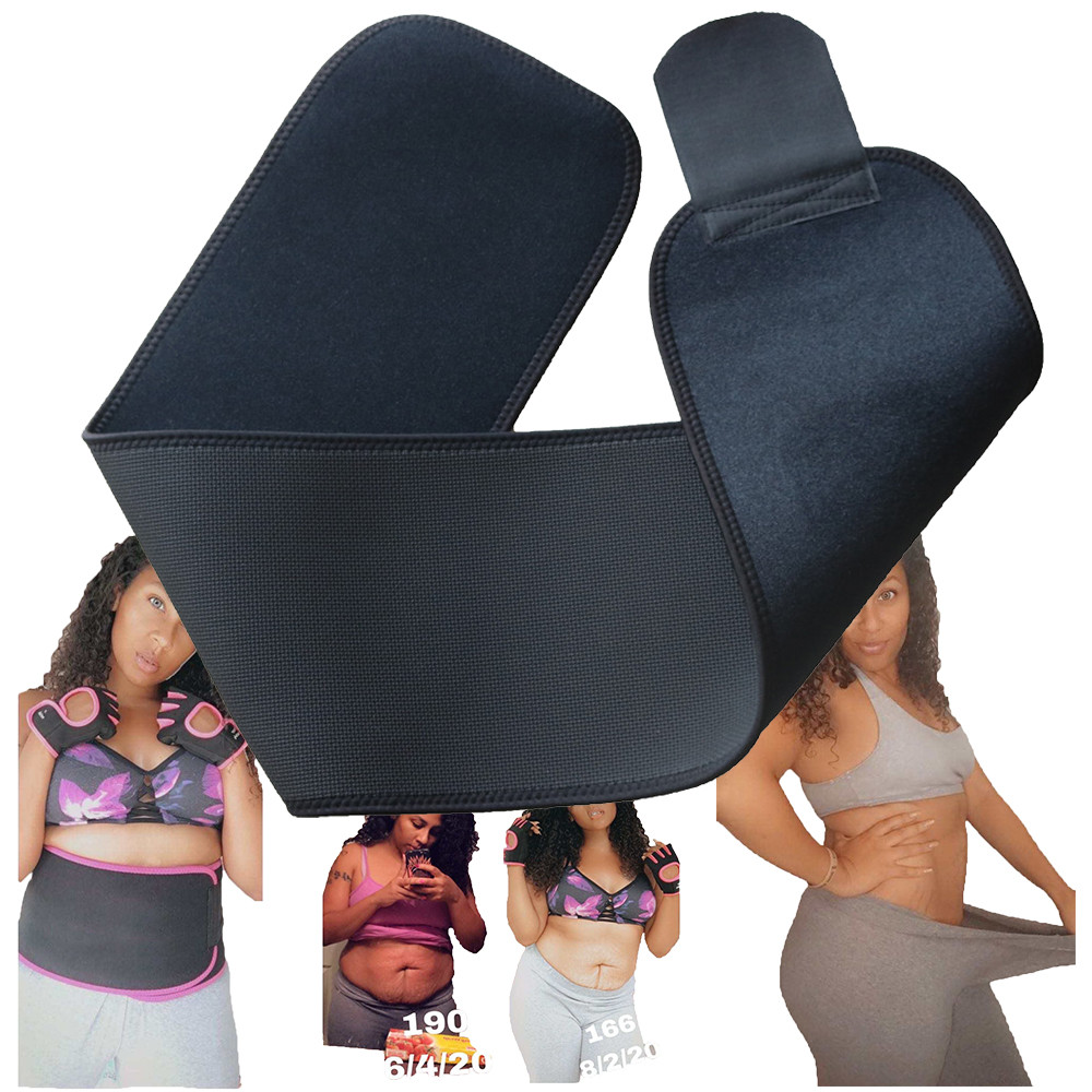 China Neoprene Sweat Waist Trainer Belt Good elasticity 44 inches Length 8 inches Width wholesale