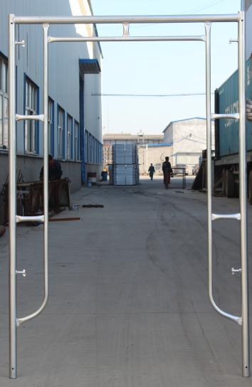China Factory Supplying Q235 Pre-Galvanized Door Type of Frame Scaffold for Building Project wholesale