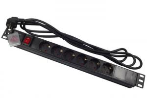 China 3 Phase Industrial Surge Protector Power Strip , 16A DIN 49441 Input Schuko Socket Server Power Distribution Unit wholesale