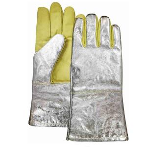 China 280g felt Dexterity Level 5 Heat Resistant Work Gloves Up To 500 Degrees wholesale