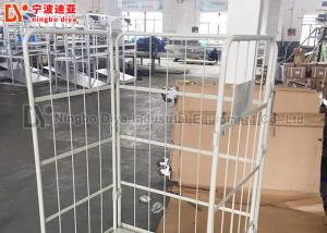 China Large Capacity Industrial Rack Storage , Wire Mesh Pallet Storage Cage wholesale